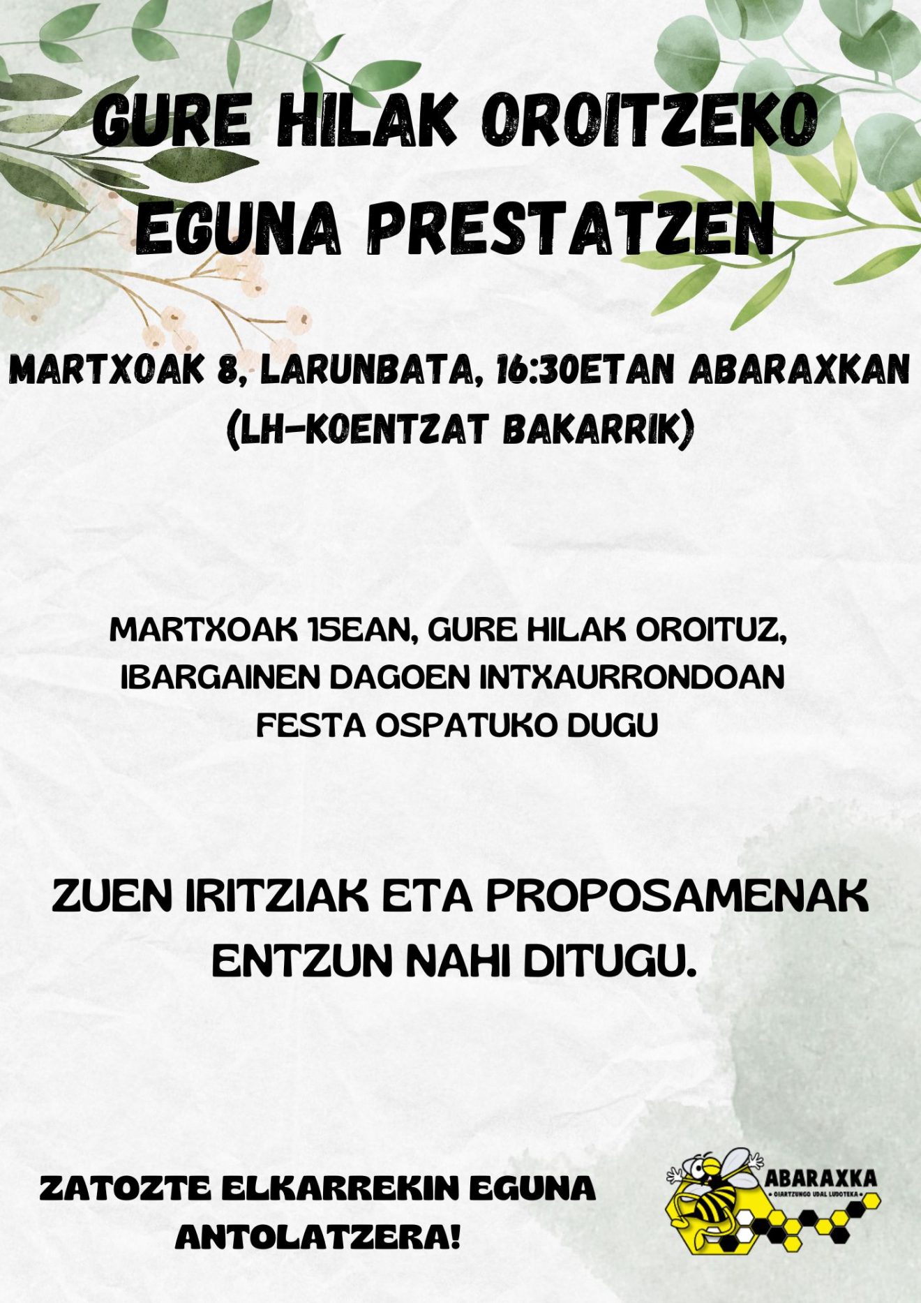 Copia de Copia de GURE HILAK OROITZEKO EGUNA PRESTATZEN
