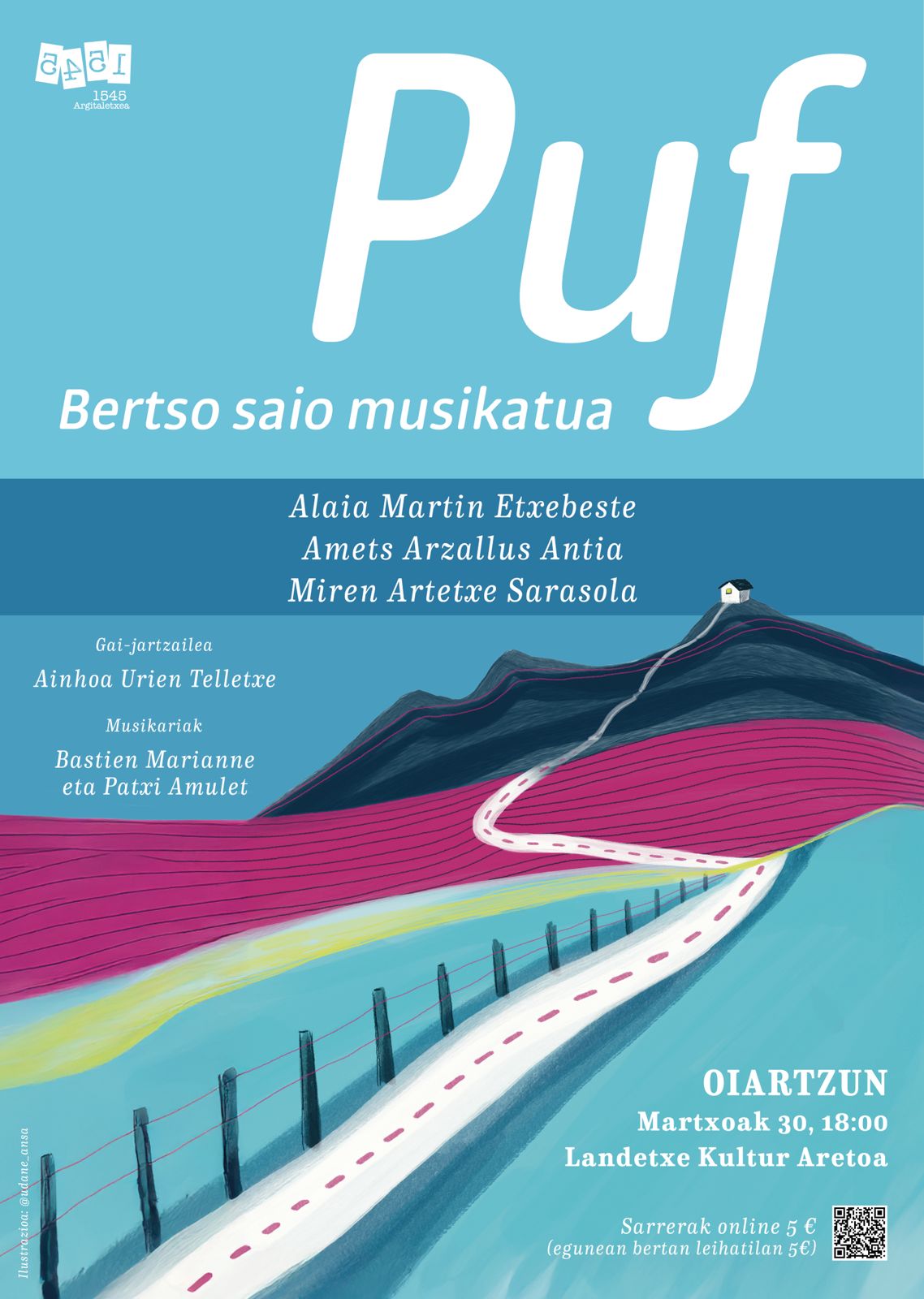 PUF bertso saio musikatua
