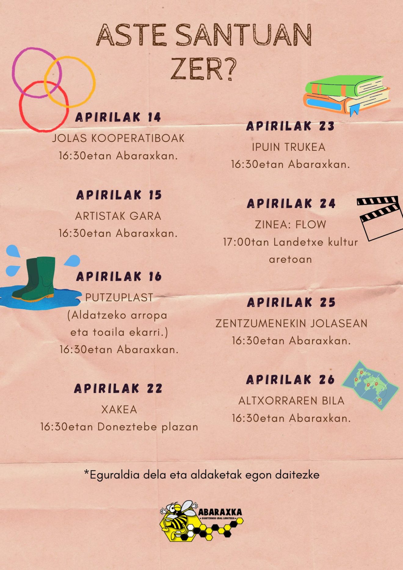 ASTE SANTUKO PLANGINTZA