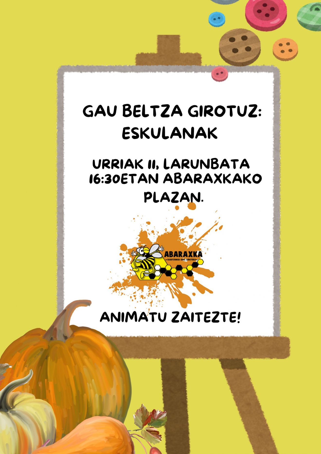 GAU BELTZA GIROTUZ ESKULANAK