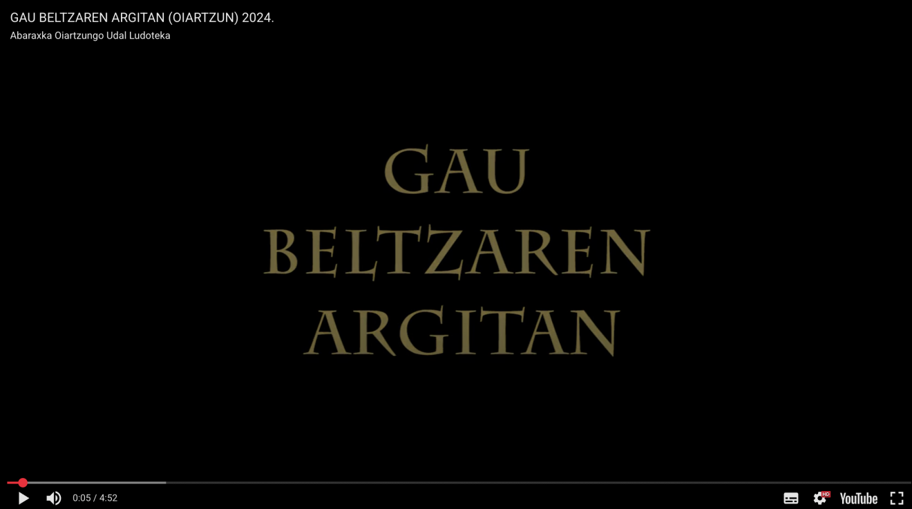 Gau Beltza ikus-entzunezkoa