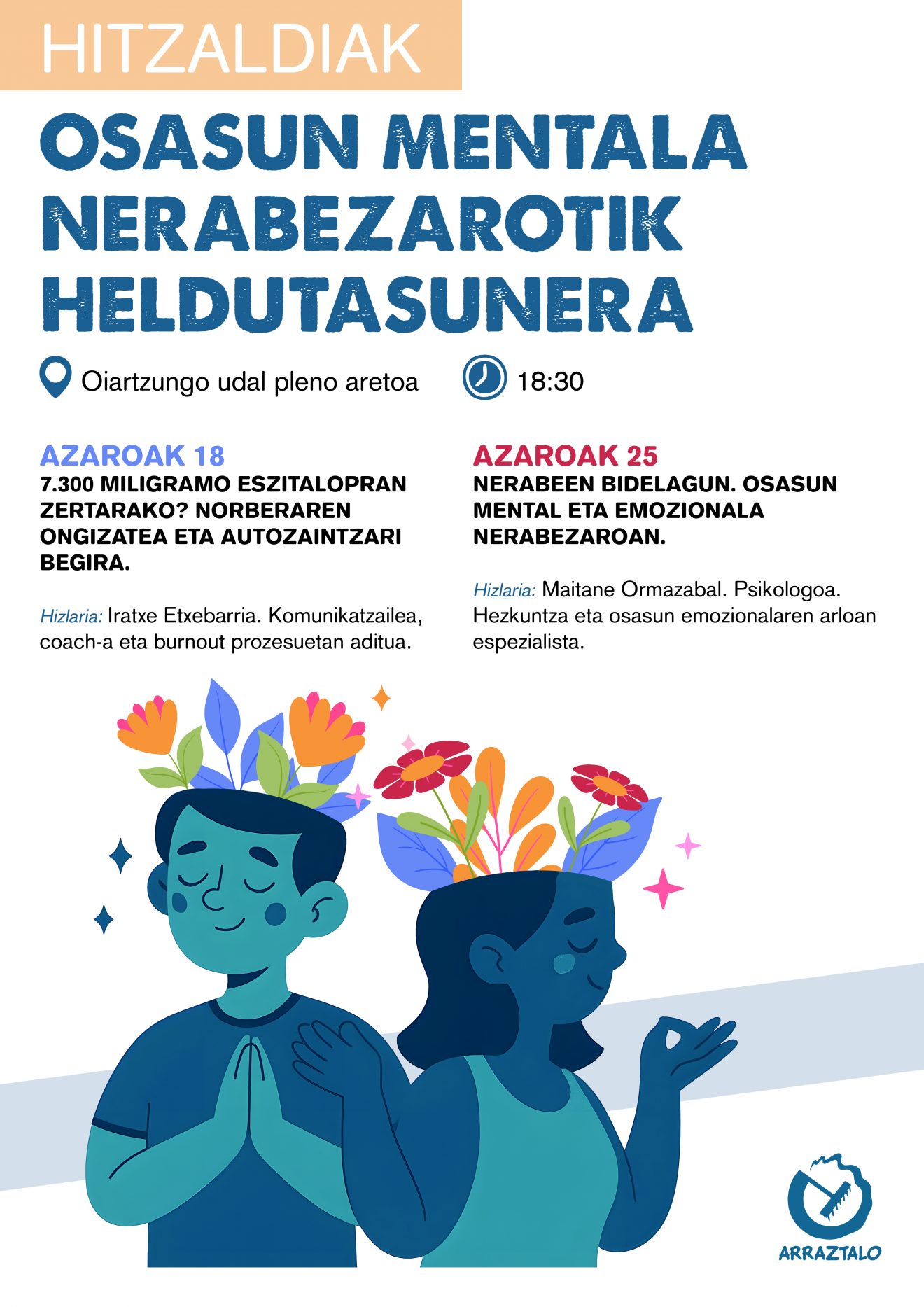 Arraztalo HITZALDIAK 2025 kolore ONA