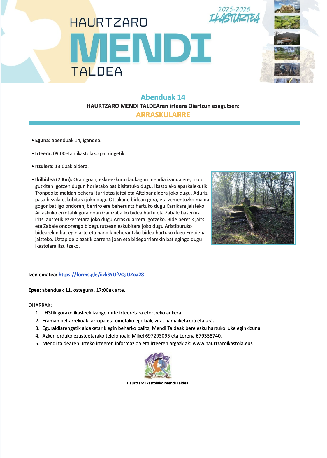 Mendi Irteera AB Eus