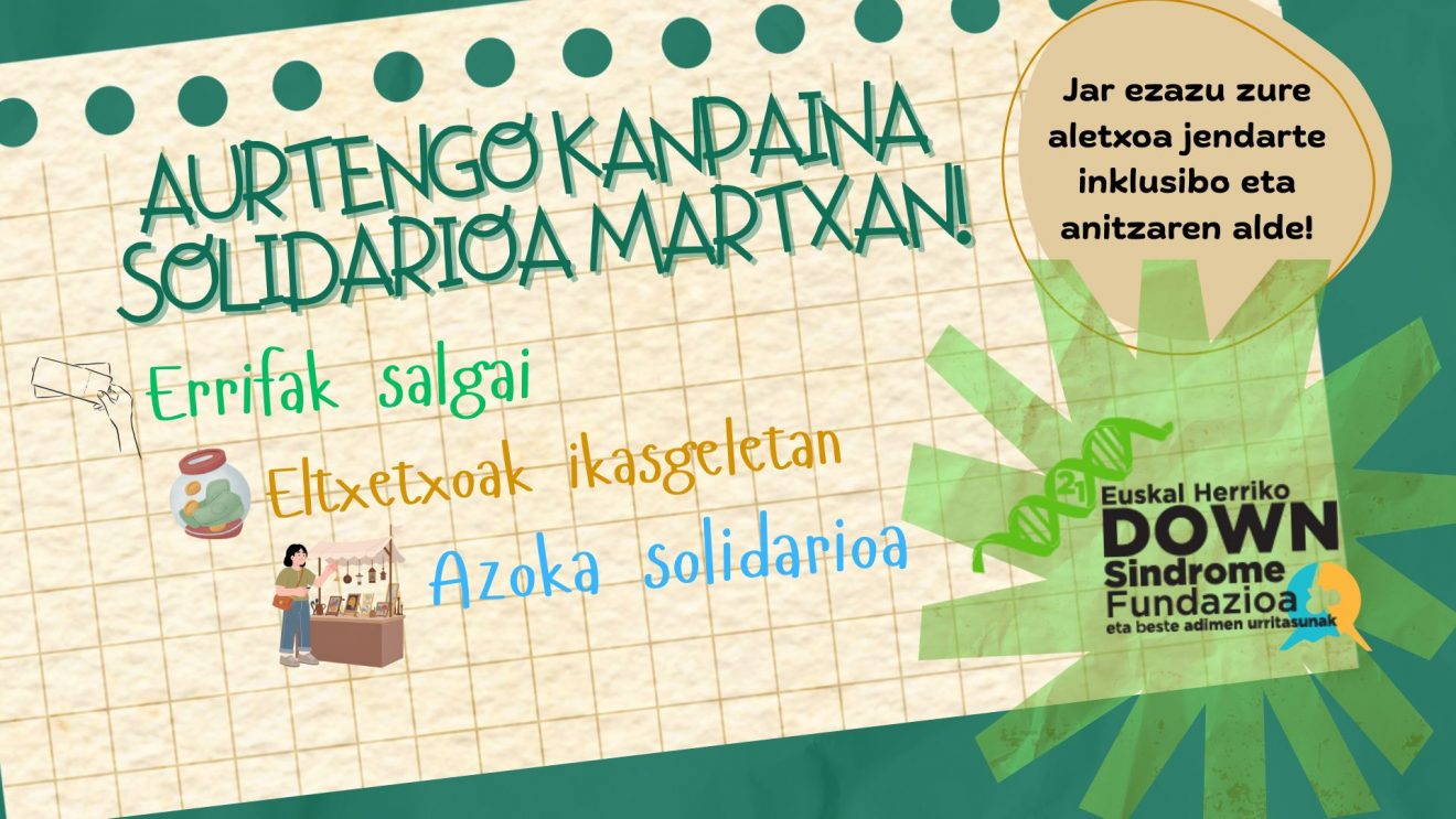 Aurtengo kanpaina solidarioa martxan!