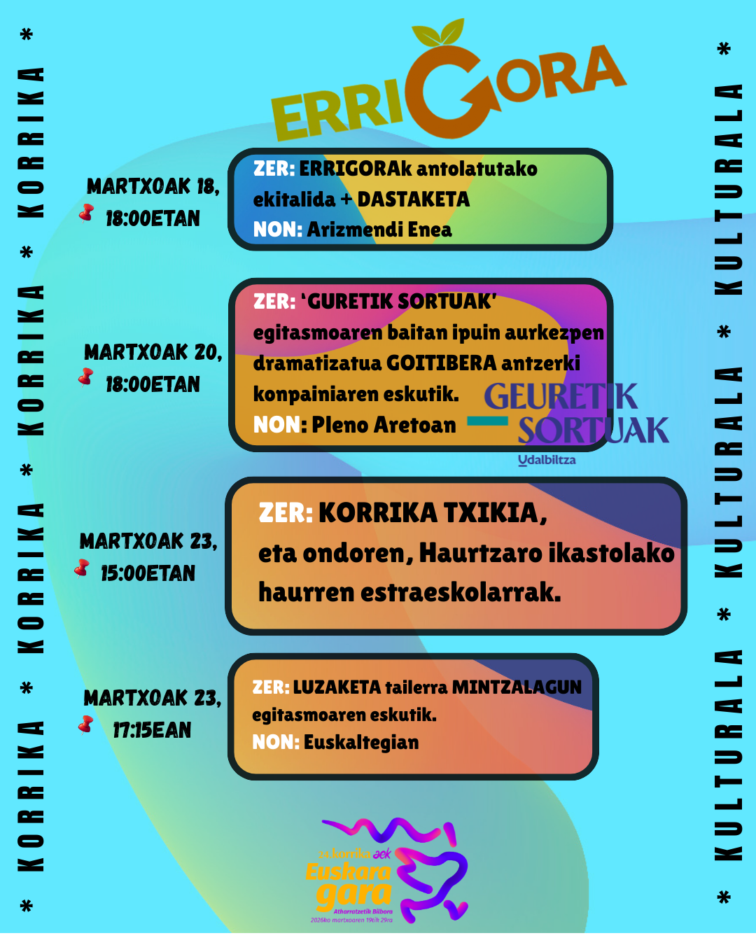 KORRIKA KULTURALA (Besteak)