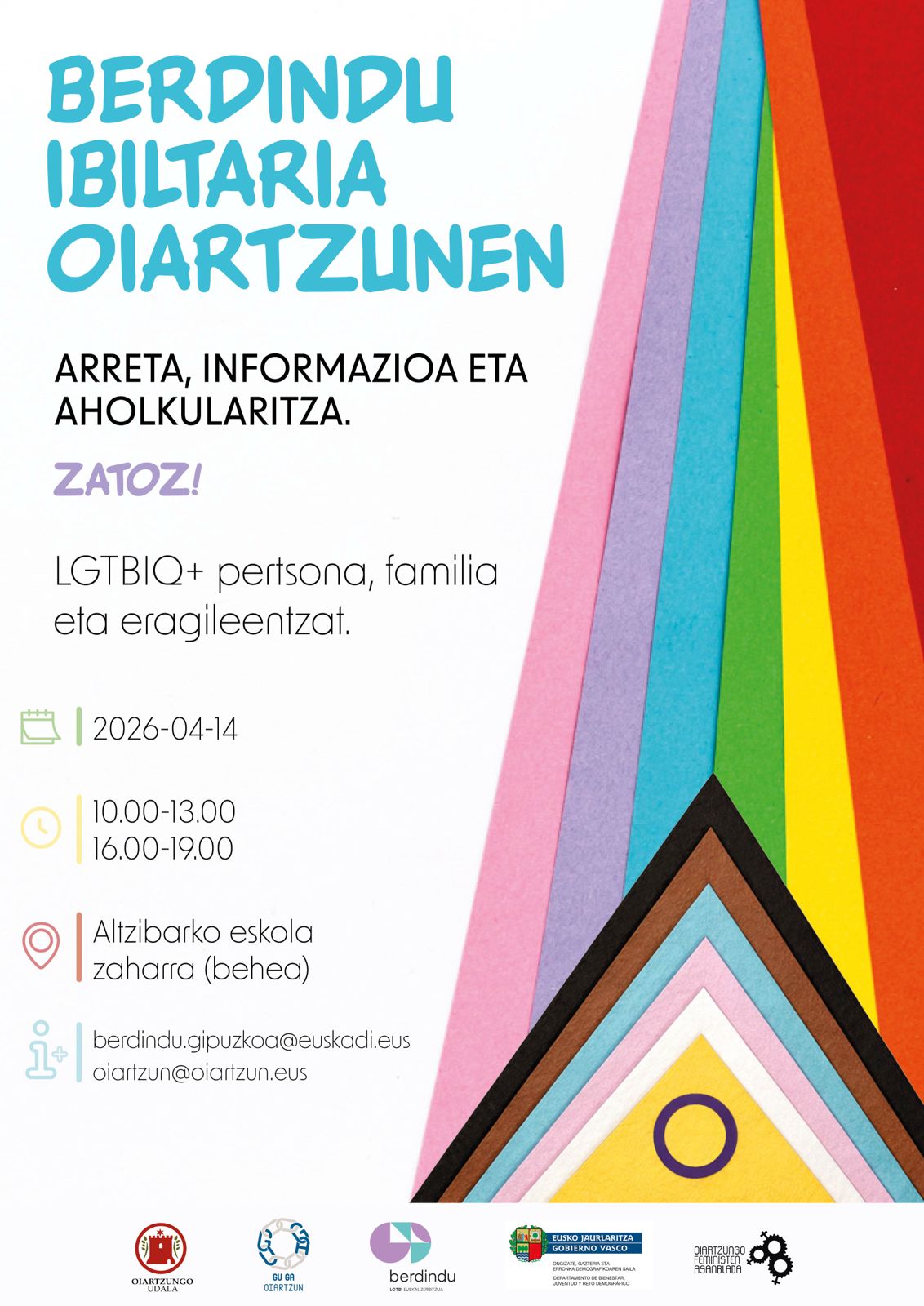 Kartela Berdindu ibiltaria 2026