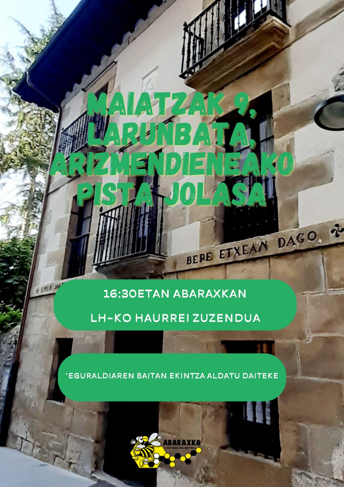 MAIATZAK 9 PISTA JOLASA